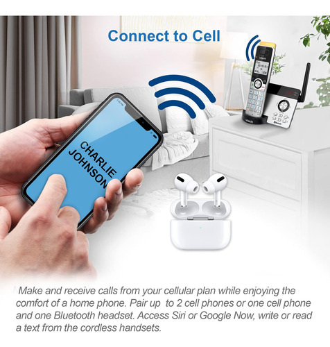 Vtech Issuper Long Rango De Hasta 2300 Pies Dect 6.0 Bluetoo