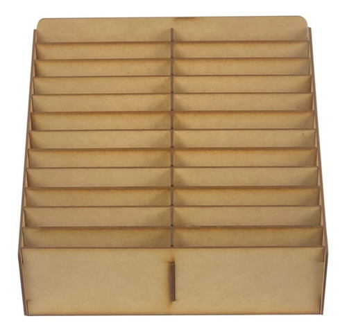 Imagen 1 de 4 de Caja Comandero Organizador Mdf Con 20 Espacios