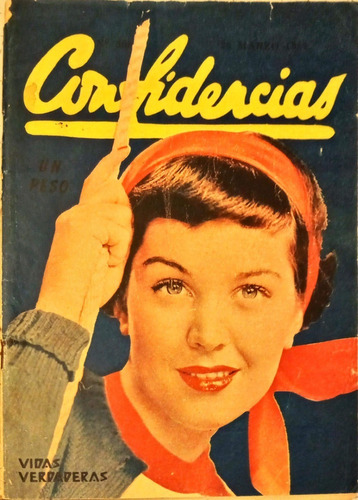 Revista Antigua: Confidencias. Magazine Del Hogar Mex. 1954