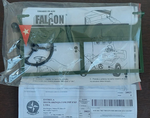 Jipe De Aventuras Comandos Em Ação Falcon Hasbro Estrela (Usado)