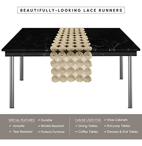 Bufanda Bordada Para Decoración De Mesa De Comedor, 40 X 137