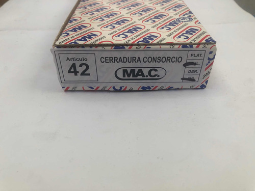 Cerradura Mac Consorcio Art 42