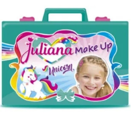 Valija Juliana Make Up Unicornio Verde Nuevo Modelo Sryj