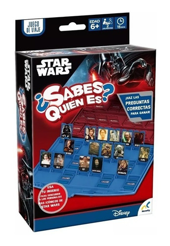 Juego De Mesa ¿sabes Quién Es? Astar Wars Juego De Viaje