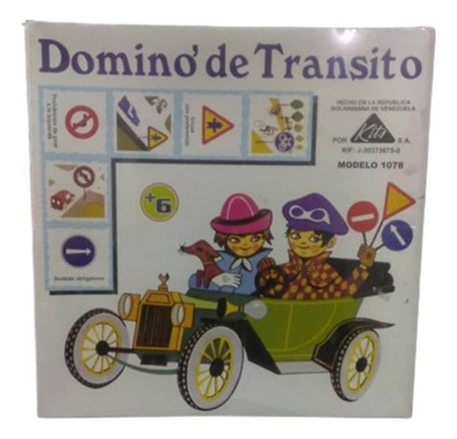 Dominó De Transito Juego Didactico Niños Niñas