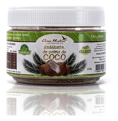 Endulzante De Palma De Coco  En Polvo 150gr (organico)