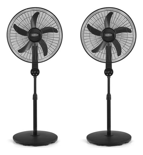 Ventilador Omnibreeze 2 Pack Pz 4 Velocidades Control Remoto