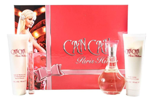 Set De Regalo Perfume Paris Hilton Can, 4 Unidades, Para Muj