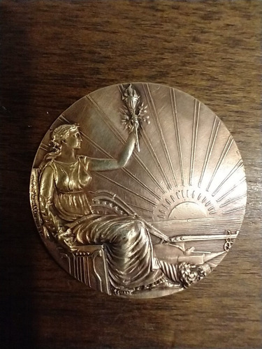 Antigua Medalla Centenario Republica Del Uruguay 1930