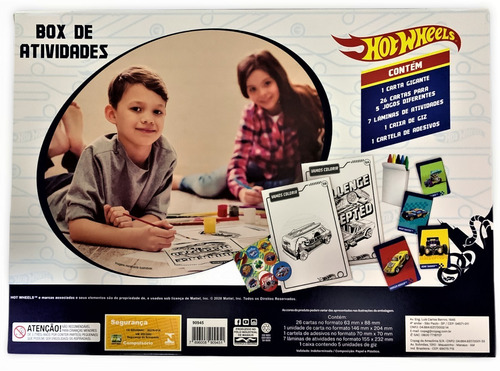 Box De Atividades Hot Wheels - Copag