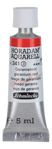 Tinta Aquarela Horadam Schmincke 5ml S3 341 Geranium Red