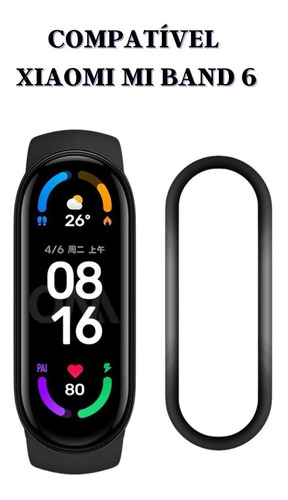 Imagem 2 de 4 de Película De Proteção 3d Hidrogel Xiaomi Mi Band 6