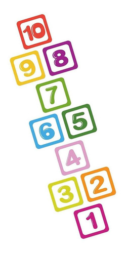 Calcomanías Educativas, Mxnum-002, 2 Juegos De Pegatinas De