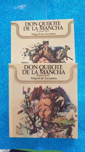 Don Quijote De La Mancha 2 Tomos Aedo