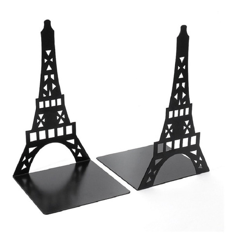 Imagen 1 de 6 de Sujeta Libros Torre Eiffel Portalibros Sujetador  2 Piezas 