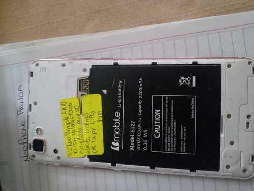 Celular Bmobile Ax1070 Con Detalle (Usado)