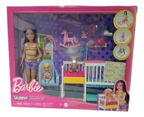 Comprar Muñeca Barbie Skipper Niñera Con Accesorios Y Dos Bebes