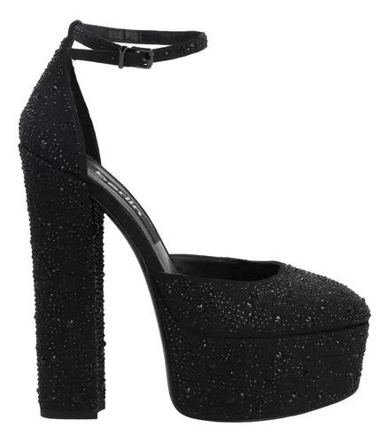 Zapatillas de pulsera negras new arrivals
