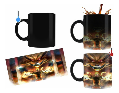 Taza Magica Naruto Y Kyubi