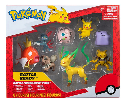 Pokémon - Conjunto Com 8 Figuras - Sunny 2614