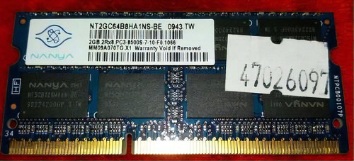 Memoria RAM 2GB 1 Nanya NT2GC64B8HA1NS-BE