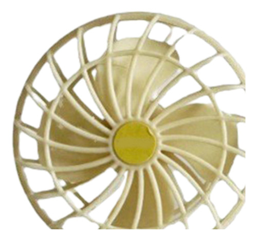 1:12 Casa De Muñecas Ventilador Eléctrico Usb Amarillo
