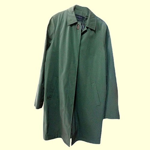 Gabardina Verde Con Detalle Liz Claiborne