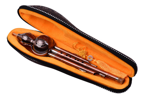 3 Tono C-key Hulusi Calabaza Cucurbit Flauta De Aluminio Con