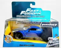 Comprar Auto Jada Fast Furioso Brian's Nissan Gt-r (r35) 1\u002F32 Rdf1 Azul Con Capot Y Ruedas Negras Esc 1\u002F32