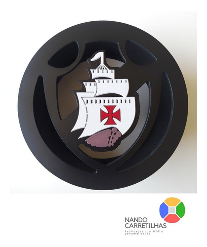 Carretilhas Para Pipa De Madeira 32cm Mdf- Vasco - Catraca