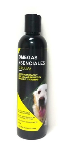 Aceite De Pescado P/ Perro Premium Espirulina Curcuma 250ml