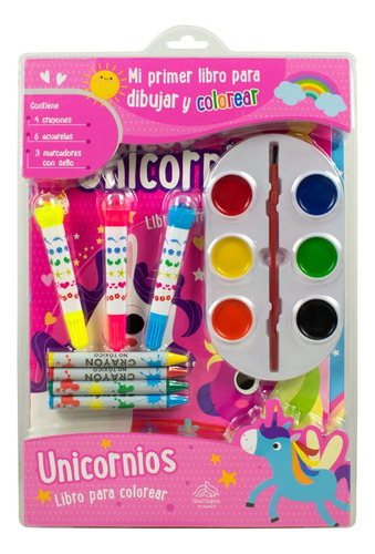 Mi Primer Libro Para Dibujar Y Colorear. Unicornios