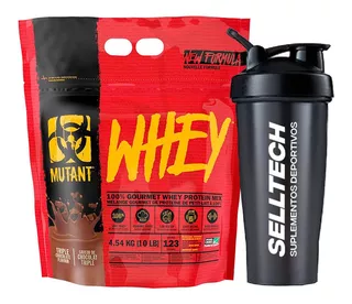 Proteína Mutant Whey 10 Lb Chocolate + Shaker