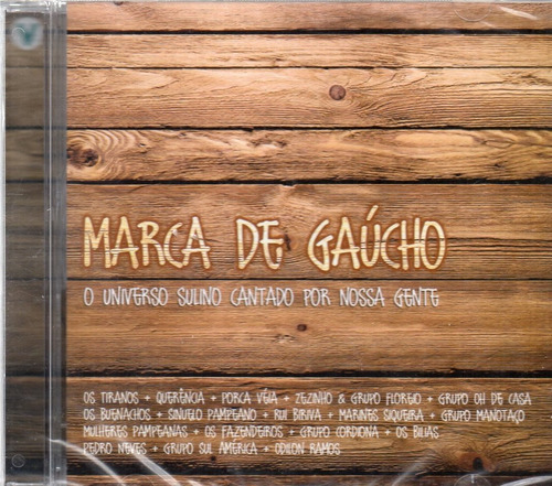 Rui Brava - Os Bilias - Grupo Cordiona - Marca De Gaúcho- Cd 2011 Em Cd Caixa Acrílica Produzido Por Vertical