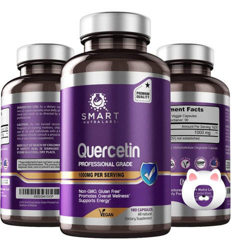 Quercetina 1000mg Sistema Inmulogico Envio Hoy Stock
