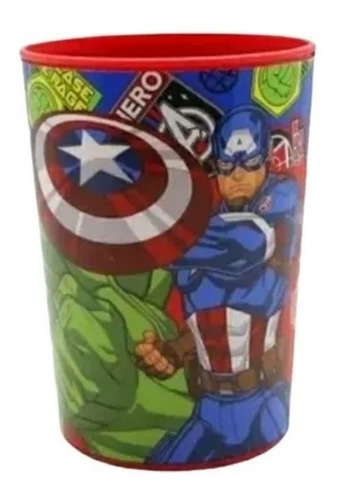Vaso Avengers Super Heros 300 Ml Original Marvel Sp811
