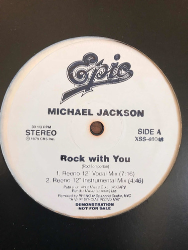 Michael Jackson -rock With You / P.y.t. Reeno Remix Raro