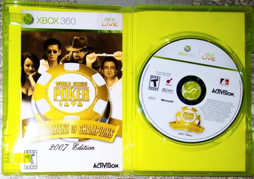 Juego Xbox 360 World Série Poker Edición 2007 (Usado)