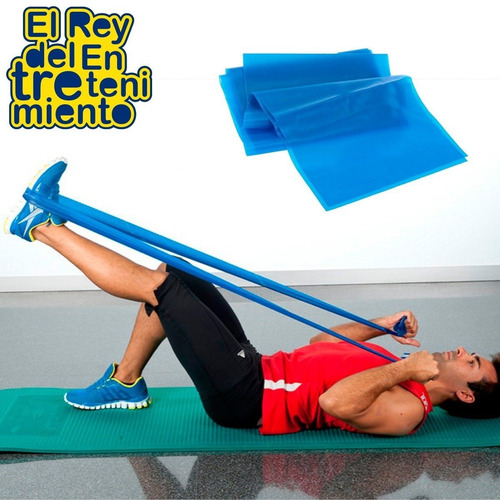 Imagen 7 de 8 de Banda Elástica 100% Latex Yoga Intensidad Media - El Rey
