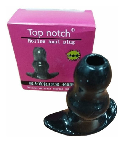 Plug Anal Jelly Hueco Para Dedo O Bala