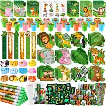 Comprar Set De Papelería Escolar Benlouis Jungle Safari 120 Piezas P