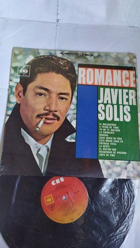 Javier Solis El Malquerido Romance Disco De Vinil Original 