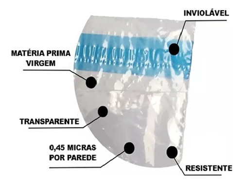 Saco Adesivado Pe Envio Full Transparente 15x20 1000 Unidade