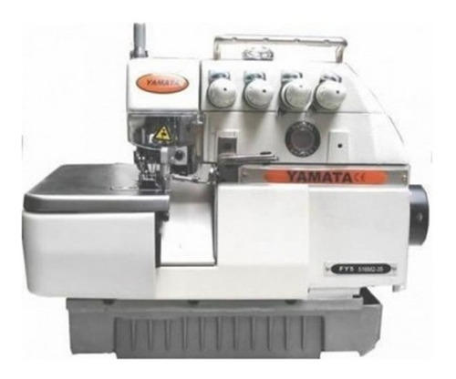 Máquina Industrial Overlock Ponto Cadeia Yamata Fy44 Bivolt Cor Branco 110V/220V