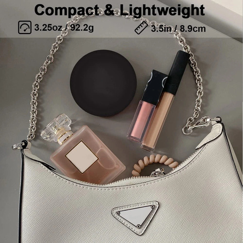 Mini Espejo De Viaje Plegable Portátil Espejo De Maquillaje