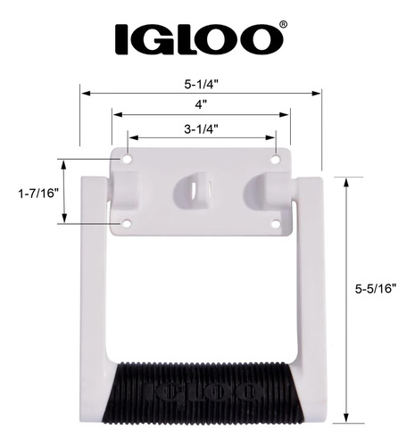 Igloo Mango Enfriador 90-100 Cuarto Galon Agarre Comodo (1