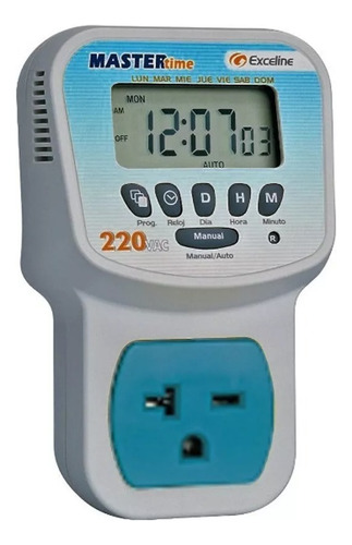 Reloj Programador Horario Exceline Gtc-e 220 Ms 220v