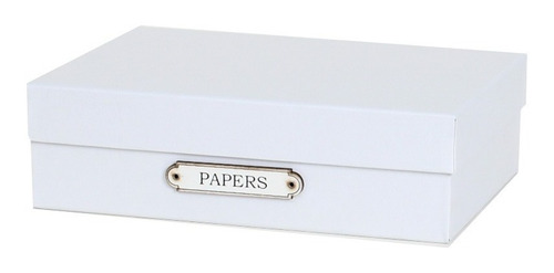 Caja Organizadora Hojas A4 Blanco Ca21 Papers