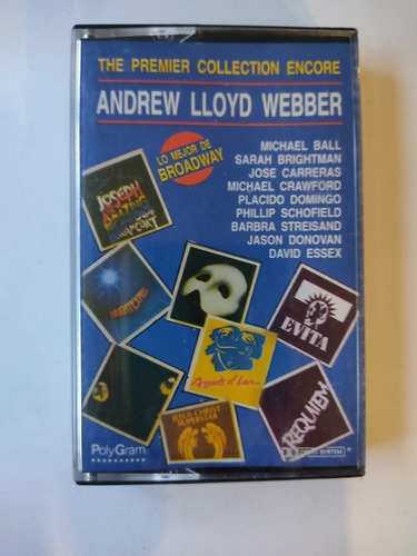 Cassette The Premier Colecction Encore Andrew Lloyd Webber