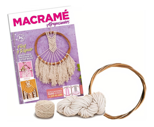 Kit Revista Macrame + Materiales - Arcadia Ediciones